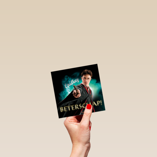 Harry Potter beterschapskaart