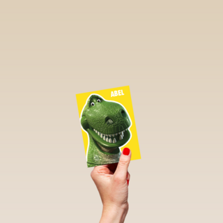 Toy Story verjaardagskaart Rex