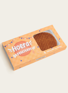 Hoera! Gefeliciteerd Stroopwafels 6 stuks