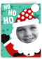 hohoho grappige fotokaart kids