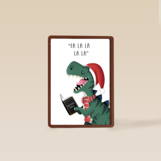 Trex zingt kerstliedjes