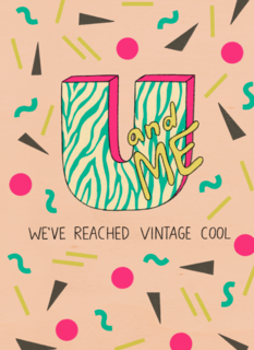 Verjaardagskaart weve reached vintage cool