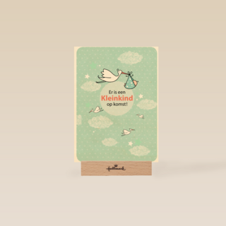 Zwanger kaart Er is een kleinkind op komst