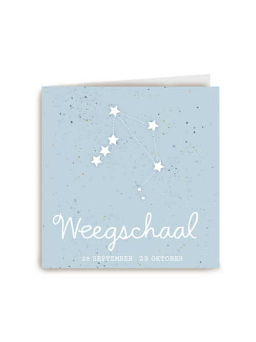 sterrenbeeld kaart zoon weegschaal