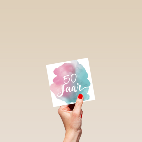 watercolor 50 jaar