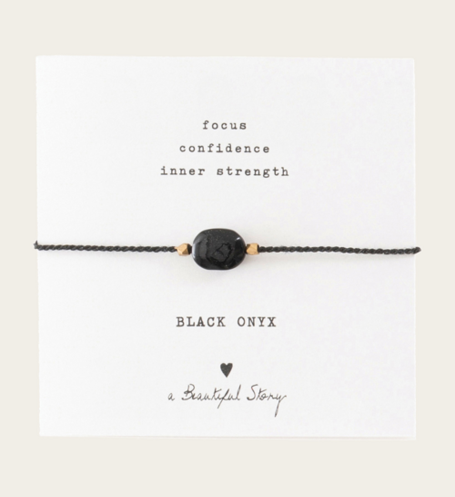 A Beautiful Story Armband Onyx
