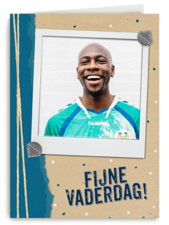 Vaderdagkaart Polaroidfoto