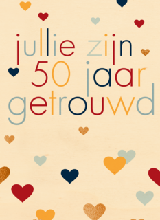Jullie zijn 50 jaar getrouwd