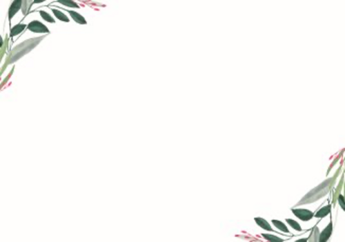 botanical kaart hugs kisses and birthday wishes