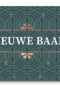 nieuwe baan kaart stijlvol