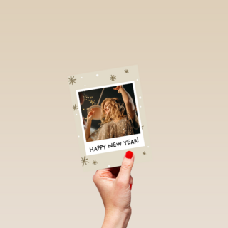 nieuwjaar fotokaart sterren