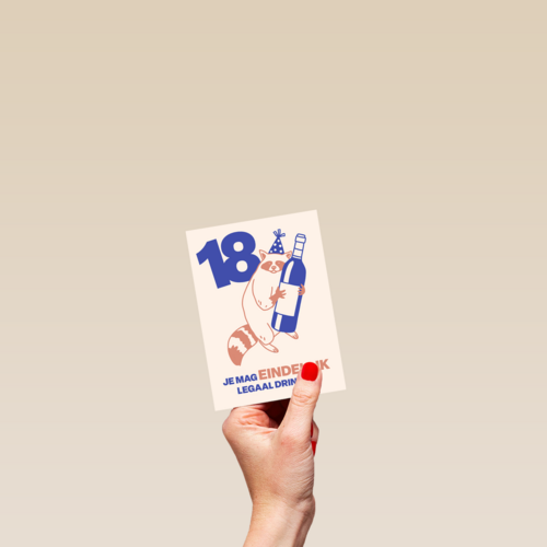 18 je mag eindelijk legaal drinken