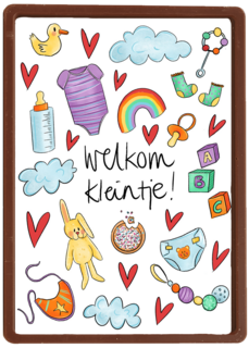 Babykaart zoon dochter Welkom kleintje Matia Studio