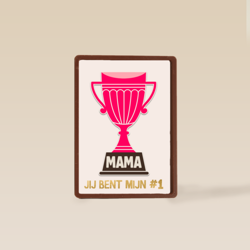 Complimentkaart mama jij bent mijn nummer 1