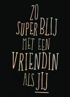 superblij met vriendin als jij