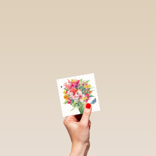 Kaart flowers by Marjolein Bastin Boeket bloemen