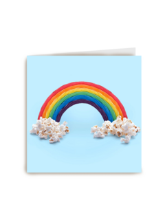 regenboog met wolken
