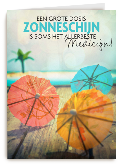 zonneschijn is het beste medicijn