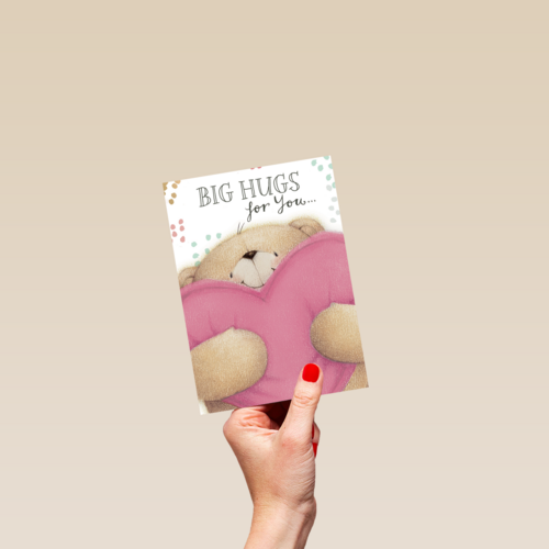 valentijnkaart big hugs for you