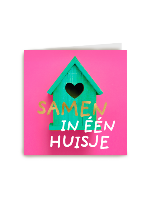 Samen in 1 huisje