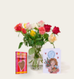 Brievenbusbloemen Rozen Taylor + Tony Chocolonely Recht Uit Mijn Chocohart