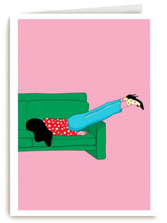 Uitgeput na een stressvolle dag