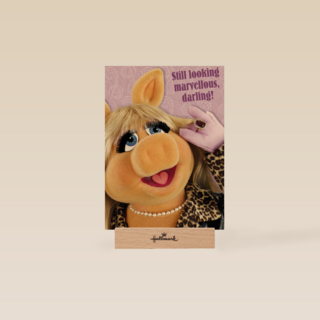 miss piggy met ring en ketting