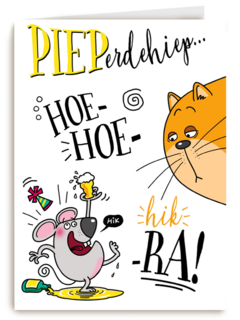 verjaardagskaart pieperdehiep hoera
