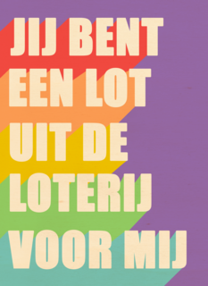 Liefde kaart lot uit de loterij