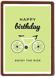 happy birthday enjoy the ride op je fiets