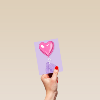 Hart Ballon Fluffy hand