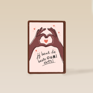 Moederdagkaart jij bent de beste oumi ever