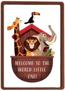 geboorte welcome to the world kaart