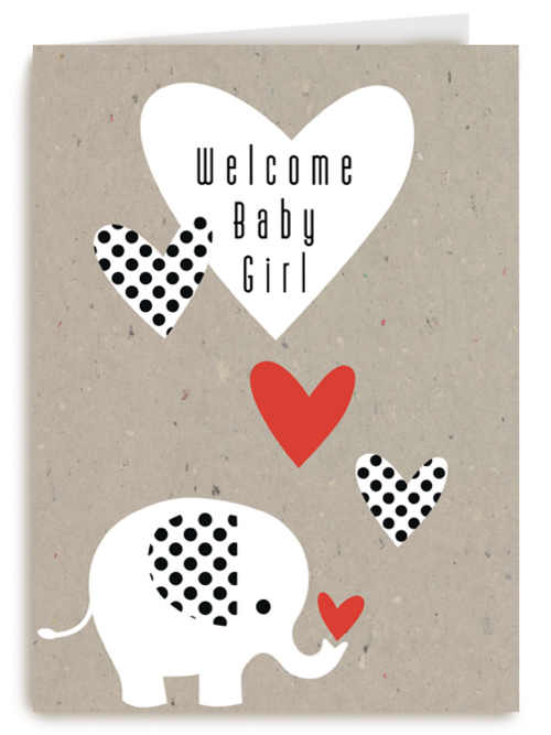 elephant welcome baby girl