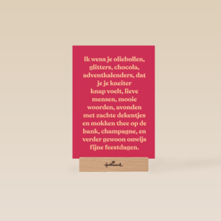 Kerstkaart Andc ik wens je