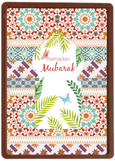 eid mubarak kaart ramadan mubarak