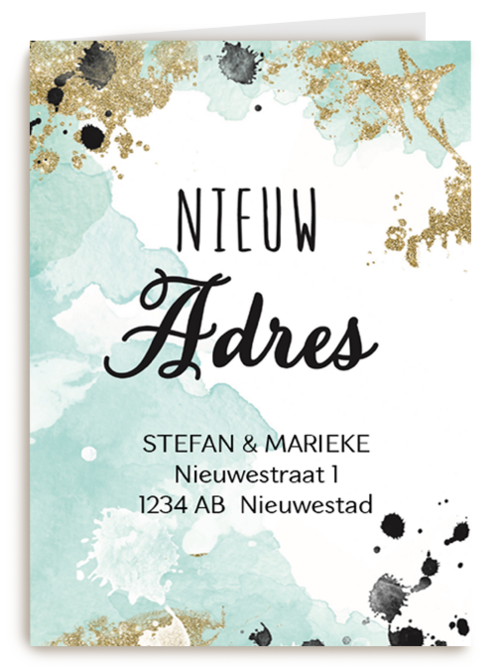 watercolor nieuw adres