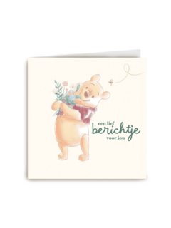 Een lief berichtje met Winnie de Poeh