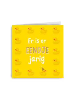 Er is er eendje jarig