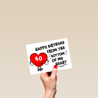 happy birthday from the bottom of my heart