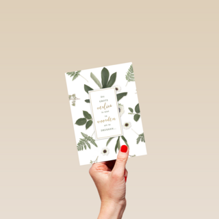 botanical kaart dit grote verlies is niet in woorden uit de drukken
