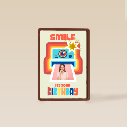Smile its your birthday instant camera