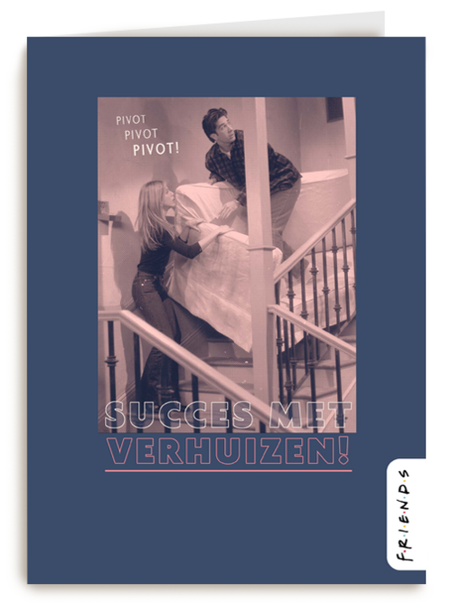 Friends kaart nieuwe woning Pivot