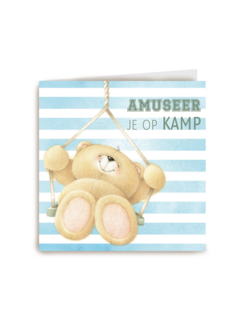 op kamp kaart van forever friends amuseer je op kamp