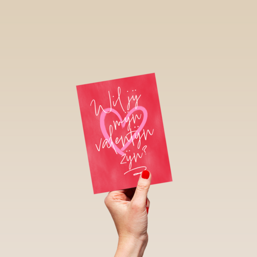 Wil jij mijn valentijn zijn hart