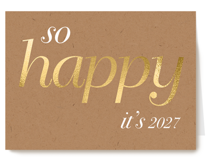 Nieuwjaar 2027 So Happy 2027