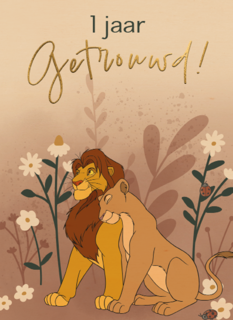 Lion King getrouwd