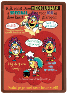 medicijnman speciaal voor jou kaart