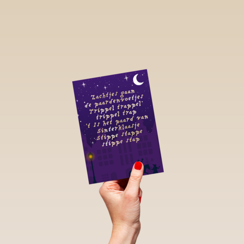 sinterklaaskaart gedicht trippeltrap