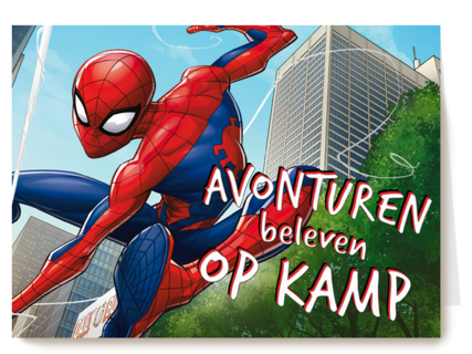 Avonturen beleven op kamp met Spiderman